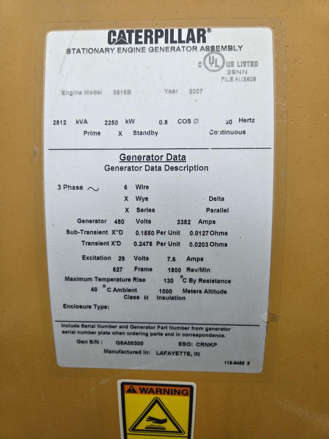 Caterpillar 3516 Diesel Generator Package - Photo 11