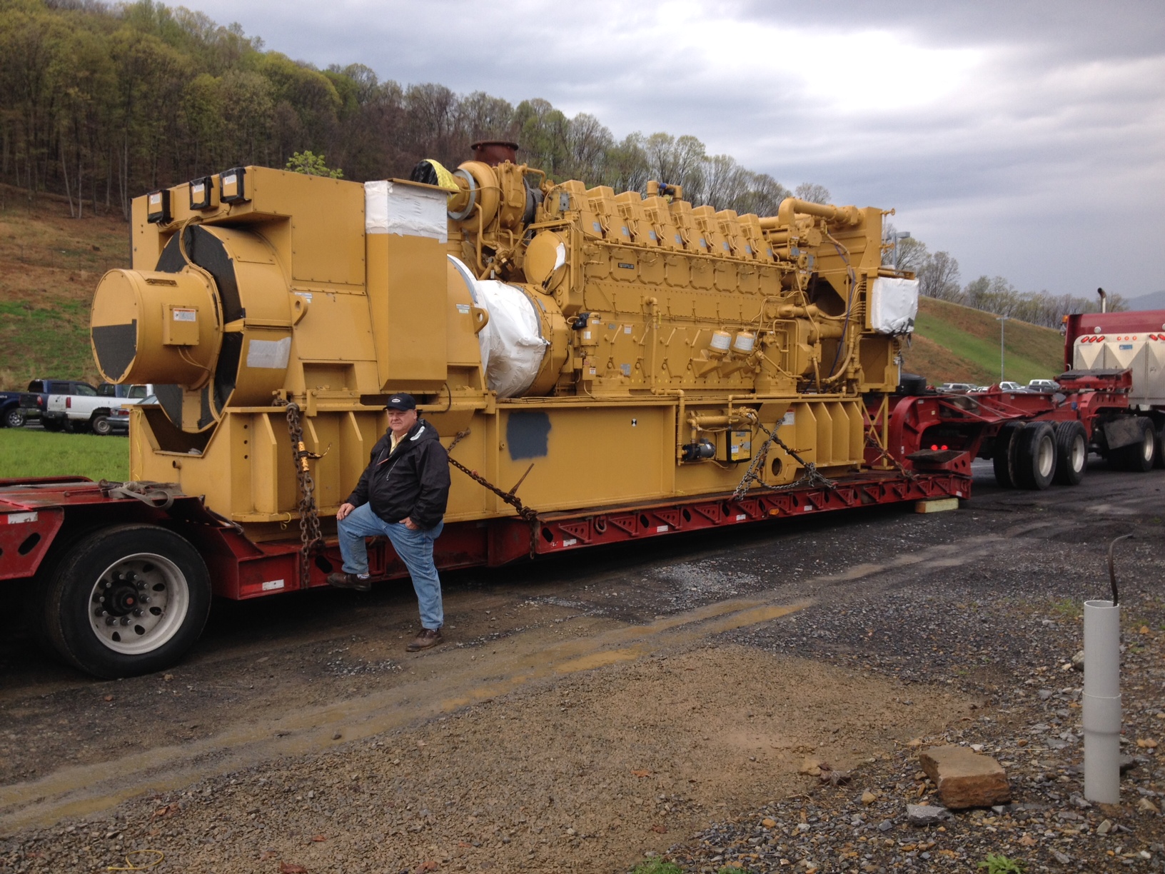 Large-Scale Caterpillar Generator Transport