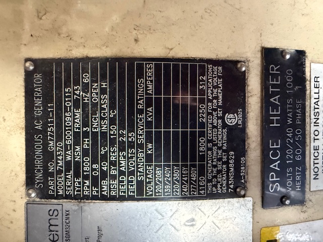 Kohler MTU Diesel Generator Package - Photo 2